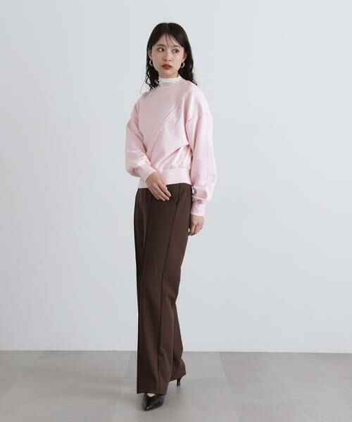 ＊＊N.Natural Beauty Basic / エヌ ナチュラルビューティーベーシック カットソー | パネルデザインスウェット | 詳細18