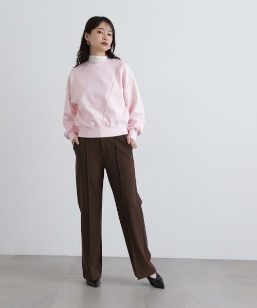 ＊＊N.Natural Beauty Basic / エヌ ナチュラルビューティーベーシック カットソー | パネルデザインスウェット | 詳細20