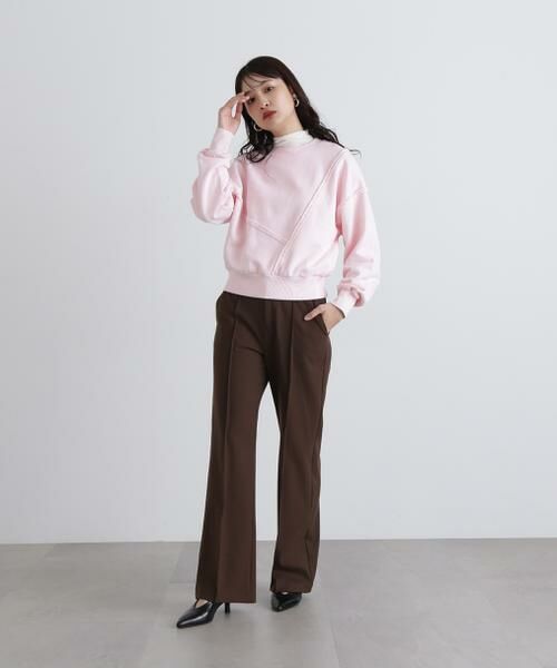 ＊＊N.Natural Beauty Basic / エヌ ナチュラルビューティーベーシック カットソー | パネルデザインスウェット | 詳細21