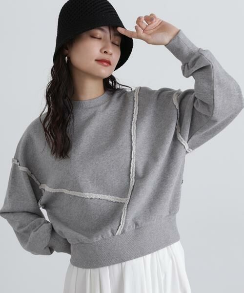 ＊＊N.Natural Beauty Basic / エヌ ナチュラルビューティーベーシック カットソー | パネルデザインスウェット | 詳細26