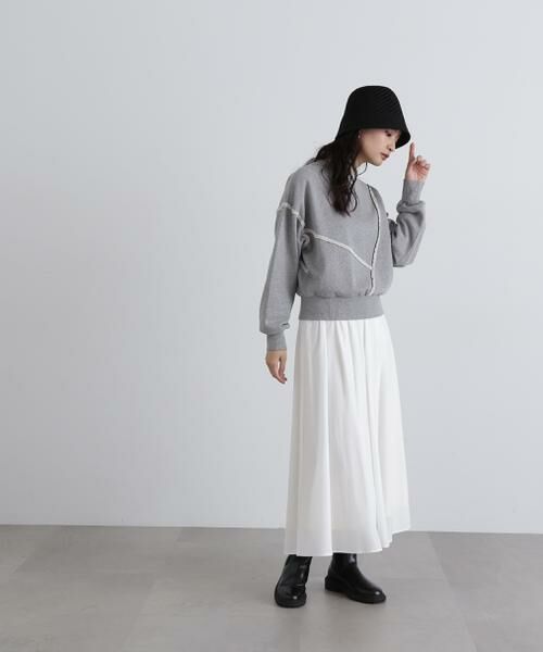 ＊＊N.Natural Beauty Basic / エヌ ナチュラルビューティーベーシック カットソー | パネルデザインスウェット | 詳細28