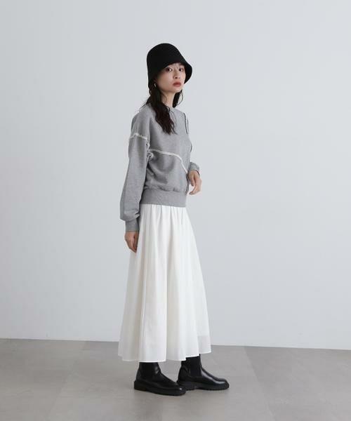 ＊＊N.Natural Beauty Basic / エヌ ナチュラルビューティーベーシック カットソー | パネルデザインスウェット | 詳細29