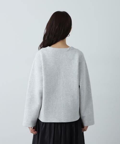 ＊＊N.Natural Beauty Basic / エヌ ナチュラルビューティーベーシック カーディガン・ボレロ | アウトポケット配色ニットブルゾン | 詳細20