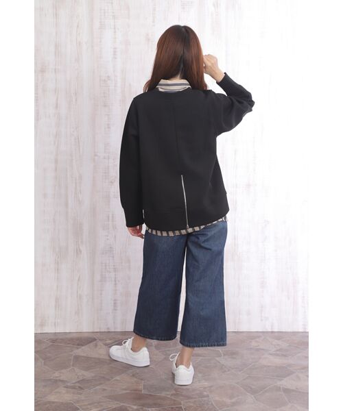 NOBU小さいサイズ専門店 / ノブチイサイサイズセンモンテン スウェット | 【NOBU Select】小さなパールと刺繍ロゴ プルオーバー スウェット | 詳細10