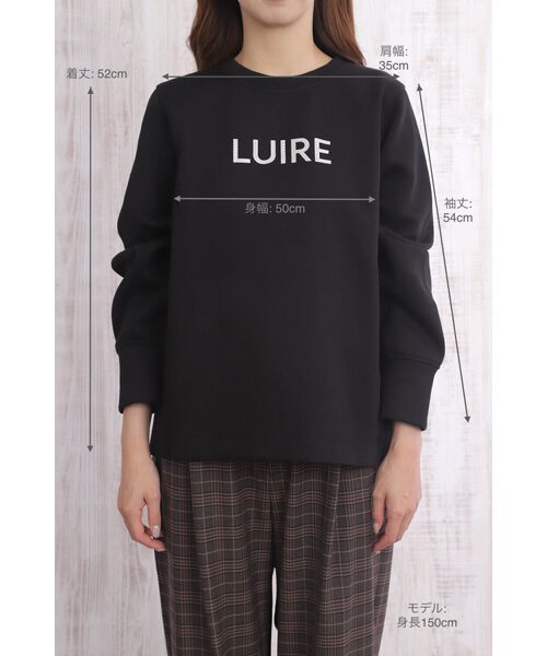 NOBU小さいサイズ専門店 / ノブチイサイサイズセンモンテン スウェット | 【NOBU Select】小さなパールと刺繍ロゴ プルオーバー スウェット | 詳細11