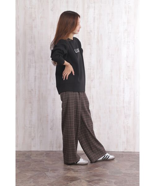 NOBU小さいサイズ専門店 / ノブチイサイサイズセンモンテン スウェット | 【NOBU Select】小さなパールと刺繍ロゴ プルオーバー スウェット | 詳細8