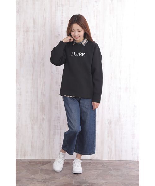 NOBU小さいサイズ専門店 / ノブチイサイサイズセンモンテン スウェット | 【NOBU Select】小さなパールと刺繍ロゴ プルオーバー スウェット | 詳細9