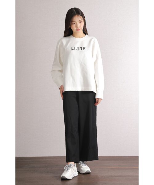 NOBU小さいサイズ専門店 / ノブチイサイサイズセンモンテン スウェット | 【NOBU Select】小さなパールと刺繍ロゴ プルオーバー スウェット | 詳細15