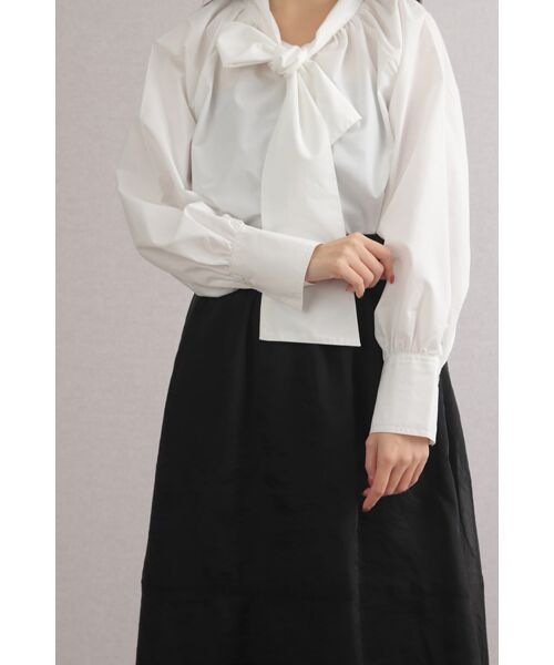 NOBU小さいサイズ専門店 / ノブチイサイサイズセンモンテン シャツ・ブラウス | 【NOBU Select】[大きなリボン] ボリューム ボウタイブラウス | 詳細2