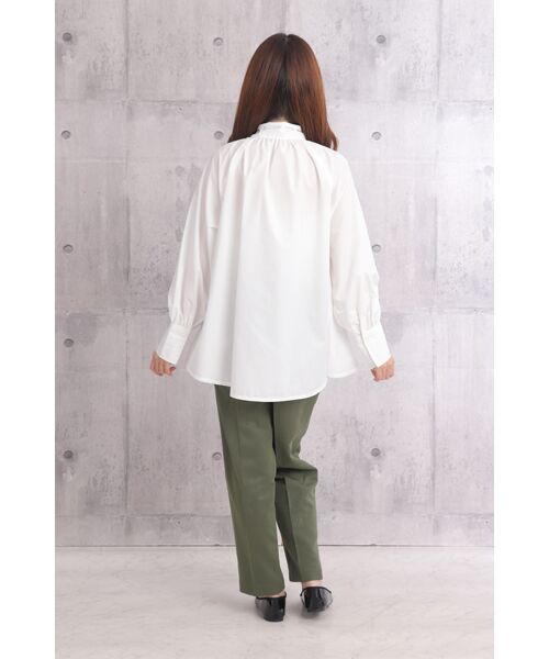 NOBU小さいサイズ専門店 / ノブチイサイサイズセンモンテン シャツ・ブラウス | 【NOBU Select】[大きなリボン] ボリューム ボウタイブラウス | 詳細5