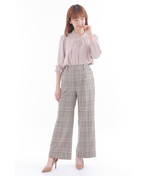 NOBU小さいサイズ専門店 / ノブチイサイサイズセンモンテン シャツ・ブラウス | 【Doubleface Tokyo】パーツ付き ハイネックブラウス | 詳細10