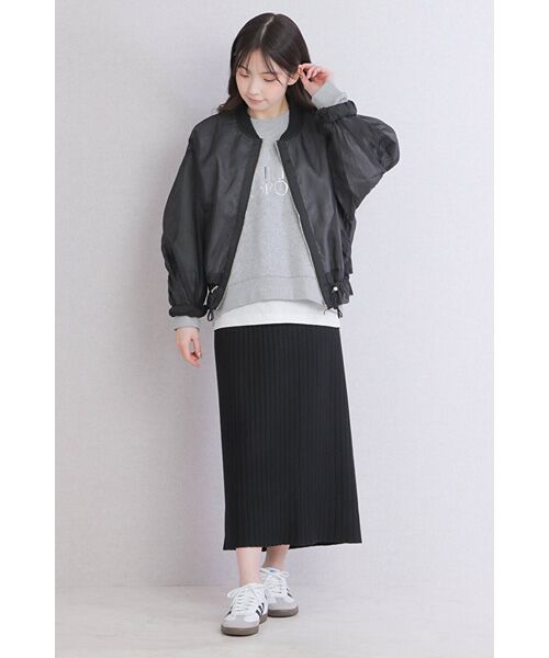 NOBU小さいサイズ専門店 / ノブチイサイサイズセンモンテン ロング・マキシ丈スカート | 【NOBU Select】[ナローシルエット] ニット タイトスカート | 詳細1