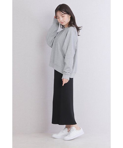 NOBU小さいサイズ専門店 / ノブチイサイサイズセンモンテン ロング・マキシ丈スカート | 【NOBU Select】[ナローシルエット] ニット タイトスカート | 詳細5