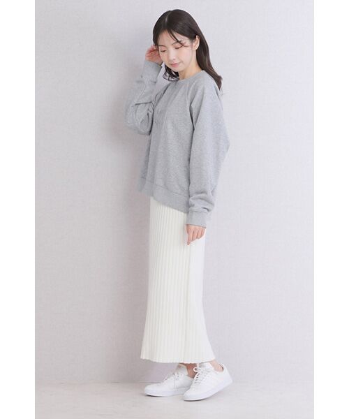 NOBU小さいサイズ専門店 / ノブチイサイサイズセンモンテン ロング・マキシ丈スカート | 【NOBU Select】[ナローシルエット] ニット タイトスカート | 詳細12