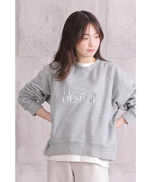 NOBU小さいサイズ専門店 / ノブチイサイサイズセンモンテン スウェット | [シルバーロゴ]裏パイル プルオーバースウェット | 詳細1