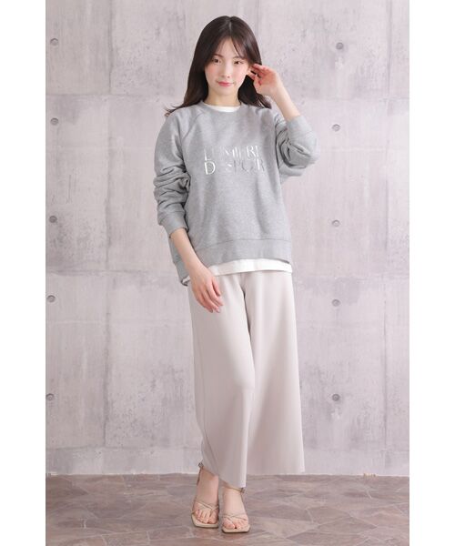 NOBU小さいサイズ専門店 / ノブチイサイサイズセンモンテン スウェット | [シルバーロゴ]裏パイル プルオーバースウェット | 詳細2