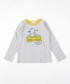 天竺自転車プリントＴシャツ<br>