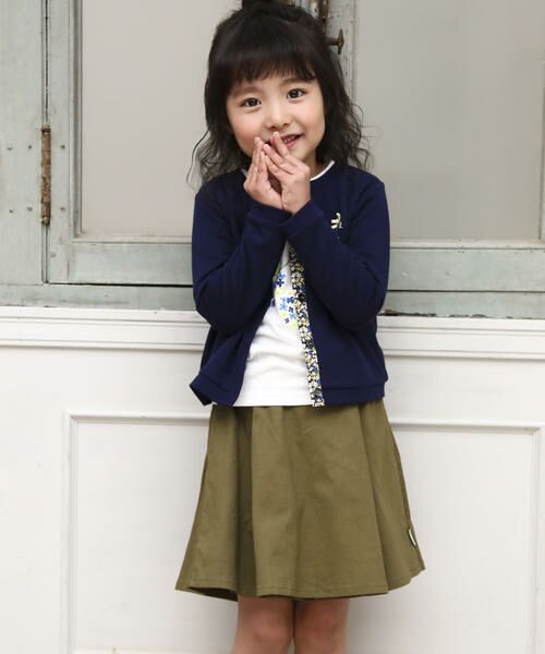 セール ヘリンボーンストライプスカート風キュロット スカート Noeil Aime Bebe ノイユ エーム べべ ファッション通販 タカシマヤファッションスクエア