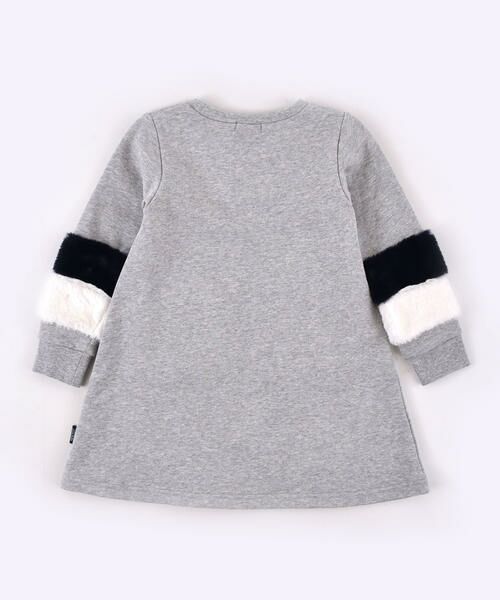 セール 裏起毛ボアフェイクファーワンピース ワンピース Noeil Aime Bebe ノイユ エーム べべ ファッション通販 タカシマヤファッションスクエア