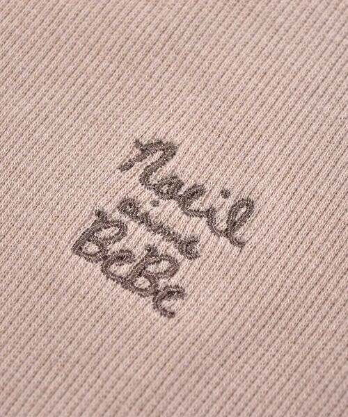Noeil aime BeBe / ノイユ エーム べべ Tシャツ | 袖 襟 フリル 長袖 ロング Tシャツ (80~130cm) | 詳細9