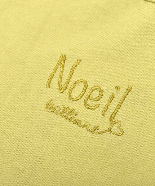 Noeil aime BeBe / ノイユ エーム べべ Tシャツ | オーガニック コットン リボン ロゴ 刺繍 長袖　Tシャツ (80~130cm) | 詳細8