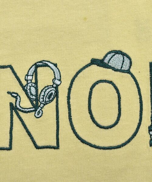 Noeil aime BeBe / ノイユ エーム べべ Tシャツ | ロゴ 刺繍 半袖 Tシャツ (80~130cm) | 詳細16