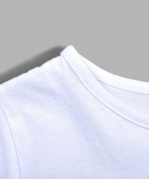 Noeil aime BeBe / ノイユ エーム べべ Tシャツ | 天竺 スパンコール ロゴ シシュウ Tシャツ (100~130cm) | 詳細7