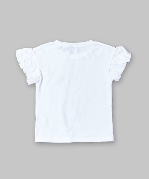 Noeil aime BeBe / ノイユ エーム べべ Tシャツ | 天竺 袖フリル Tシャツ (90~130cm) | 詳細1