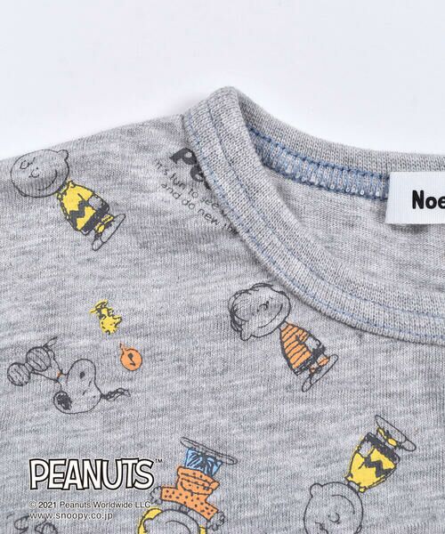 Noeil aime BeBe / ノイユ エーム べべ Tシャツ | 【SNOOPY×Noeil aime BeBeコラボアイテム】総柄 スヌーピー チャーリー・ブラウン ロゴ ピーナッツ　Tシャツ(100~130cm） | 詳細11