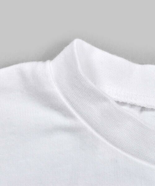 Noeil aime BeBe / ノイユ エーム べべ Tシャツ | ロゴプリント 裾切り替え 半袖  Tシャツ(90~130cm) | 詳細10