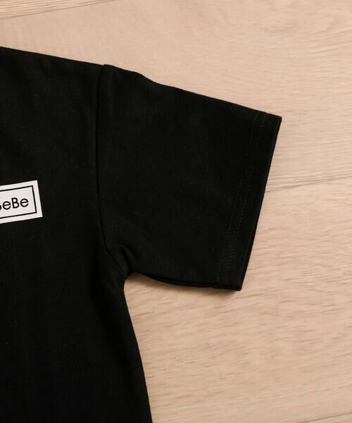 Noeil aime BeBe / ノイユ エーム べべ Tシャツ | ロゴプリント 裾切り替え 半袖  Tシャツ(90~130cm) | 詳細15