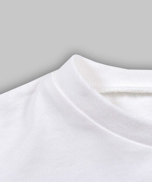 Noeil aime BeBe / ノイユ エーム べべ Tシャツ | 袖 フリル ラウンド 裾 Tシャツ (80~130cm) | 詳細4