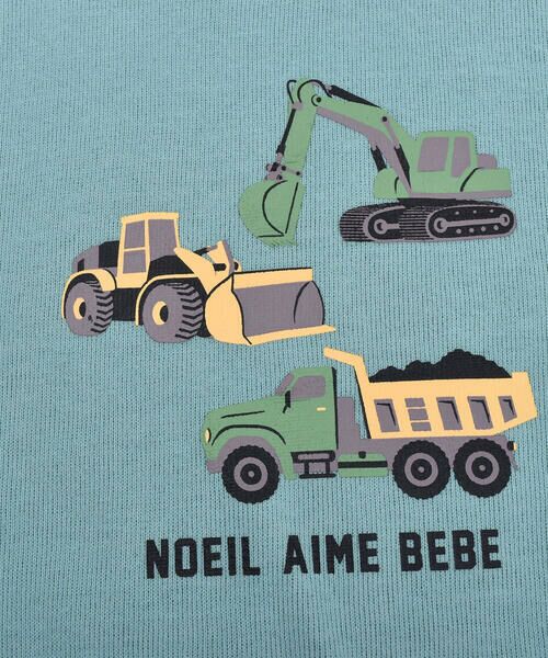 Noeil aime BeBe / ノイユ エーム べべ トップス | はたらく 車 プリント Wフェイス トレーナー (80〜130cm) | 詳細5