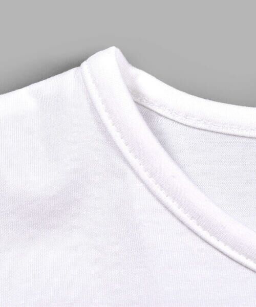 Noeil aime BeBe / ノイユ エーム べべ Tシャツ | 【2マイルウェア】 リボン 付き プリンセス ロゴ ベアフライス Tシャツ (90~130cm) | 詳細5