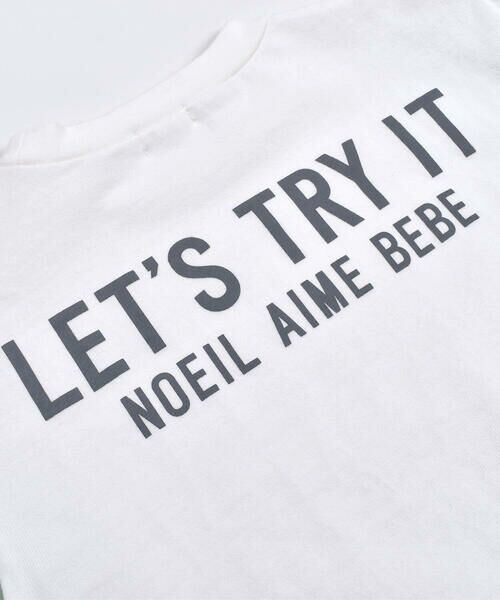 Noeil aime BeBe / ノイユ エーム べべ Tシャツ | 袖 配色 自転車 ロゴ プリント Tシャツ (80~130cm) | 詳細8