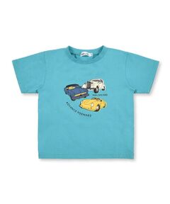 車 プリント 天竺 Tシャツ (80~130cm)