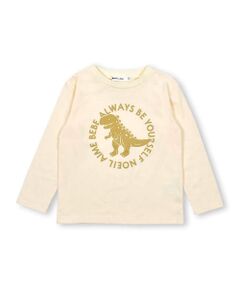Noeil aime BeBe / ノイユ エーム べべ Tシャツ | 恐竜 プリント 天竺 Tシャツ (80~130cm)