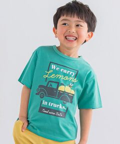 レモントラックプリントTシャツ (80~130cm)