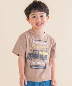 レモントラックプリントTシャツ (80~130cm)