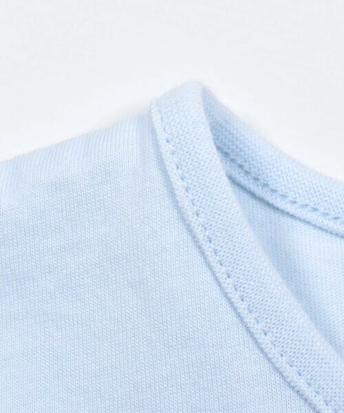 Noeil aime BeBe / ノイユ エーム べべ Tシャツ | ハートプリント袖シャーリングTシャツ(80~130cm) | 詳細14
