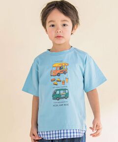 キッチンカー重ね着風Tシャツ(80~130cm)