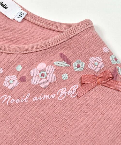 Noeil aime BeBe / ノイユ エーム べべ Tシャツ | ティアードAラインTシャツ(80~130cm) | 詳細9