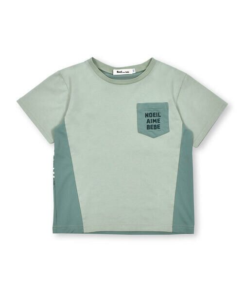 Noeil aime BeBe / ノイユ エーム べべ Tシャツ | バックメッシュサファリプリントTシャツ(90~130cm) | 詳細12
