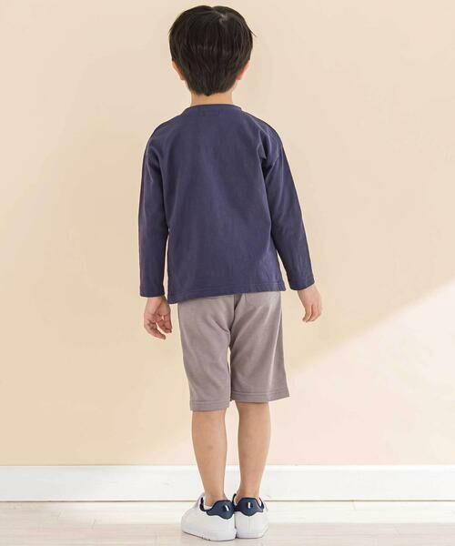 Noeil aime BeBe / ノイユ エーム べべ Tシャツ | 【お揃い】天竺ギンガムJQ切り替えTシャツ(80~130cm) | 詳細3