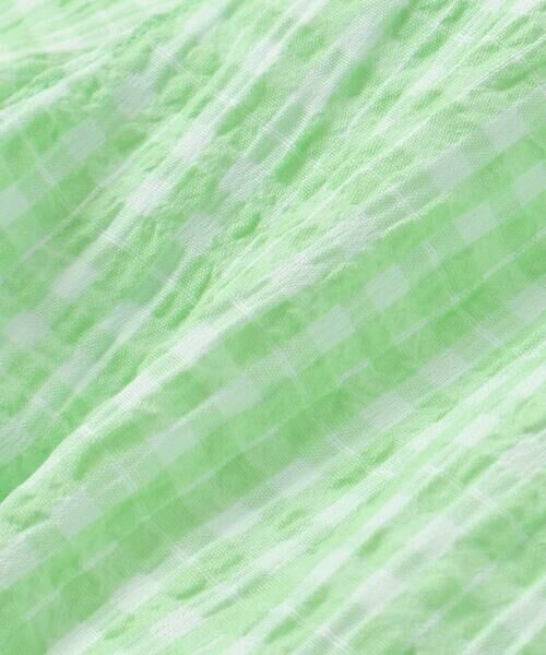 Noeil aime BeBe / ノイユ エーム べべ ショート・ハーフ・半端丈パンツ | 【お揃い】ワッシャーチェック裾フリルパンツ(90~130cm) | 詳細5