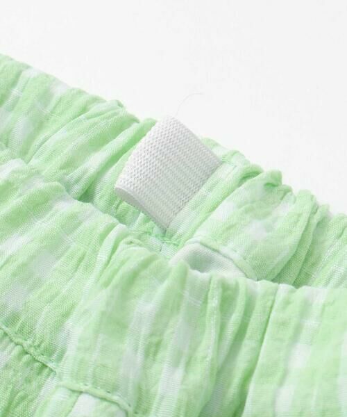 Noeil aime BeBe / ノイユ エーム べべ ショート・ハーフ・半端丈パンツ | 【お揃い】ワッシャーチェック裾フリルパンツ(90~130cm) | 詳細6