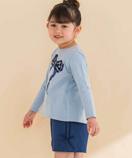 Noeil aime BeBe / ノイユ エーム べべ ショート・ハーフ・半端丈パンツ | デニムニットハーフパンツ(80~130cm) | 詳細4