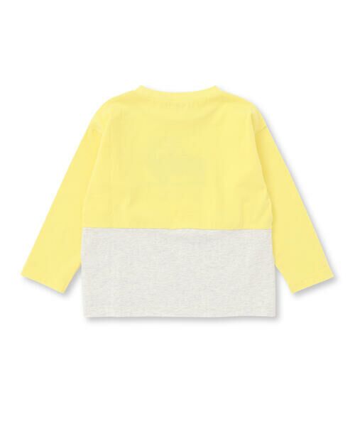 Noeil aime BeBe / ノイユ エーム べべ Tシャツ | 天竺スパンフライス配色くるまプリント長袖Tシャツ(80~130cm) | 詳細5