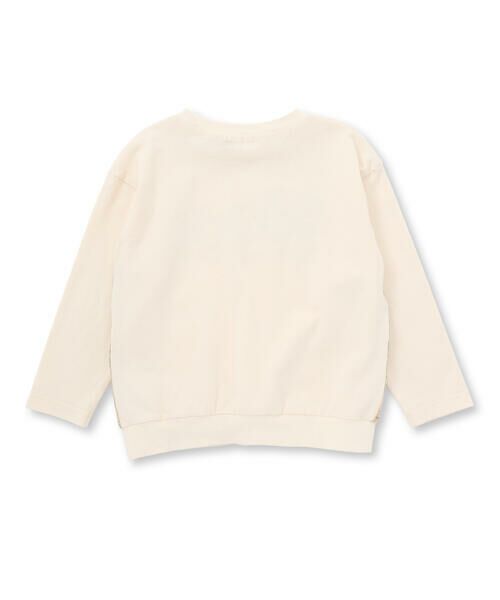 Noeil aime BeBe / ノイユ エーム べべ Tシャツ | 天竺チェックロゴ長袖Tシャツ(80~130cm) | 詳細4