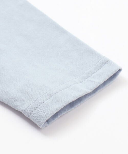 Noeil aime BeBe / ノイユ エーム べべ Tシャツ | 天竺チェックロゴ長袖Tシャツ(80~130cm) | 詳細13